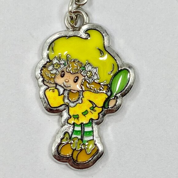 Vintage Strawberry Shortcake Lemon Meringue Clip On Charm Zipper Pull Bag - Picture 4 of 8